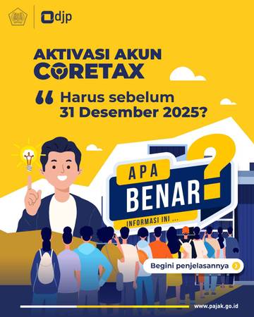 Aktivasi Coretax Pajak Online Tak Wajib Antri