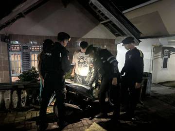 Satsamapta Intensifkan Patroli Malam Cegah Kriminalitas Pesisir Barat