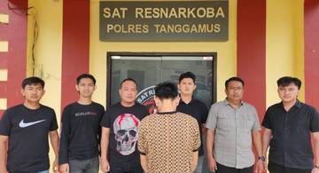 Polres Tanggamus Ungkap Peredaran Sabu