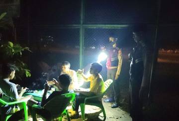 Cegah Curanmor Polres Metro Patroli Malam