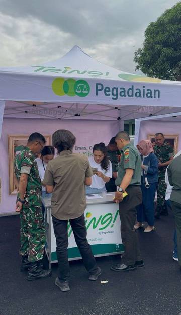 Pegadaian dan Korem 043/Gatam Gelar Festival Tring di Metro