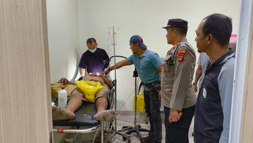 Pedagang di Pasar Sarinongko Pringsewu Ditikam