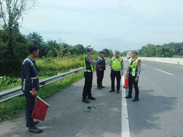 Polres Mesuji Cek Pos PAM Jelang Ops Ketupat