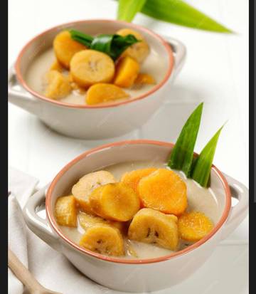 Kolak pisang, menu favorit saat buka puasa