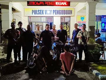 Polsek Way Pengubuan Ungkap Kasus Curat