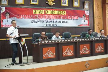 Pemkab Tubaba Dorong Pengembangan Koperasi Desa Merah Putih