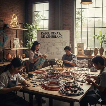 Peluang Kreatif Dari Kabel Bekas Untuk Lingkungan