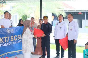 Lapas Narkotika Bandar Lampung Gelar Bakti Sosial