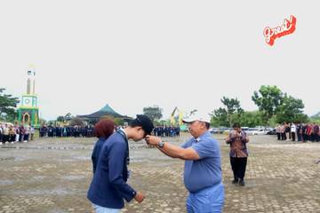 Ribuan Mahasiswa Polinela PKN di Pringsewu 