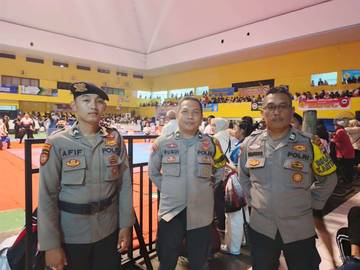 Polisi Amankan Kejuaraan Karate Gubernur Cup V