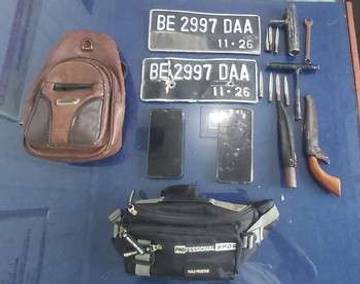 Pelaku Curanmor Ditangkap Saat Patroli Polisi di Palas
