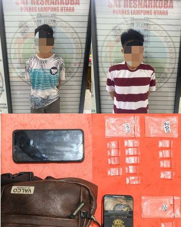 Sat Narkoba Polres Lampung Utara Ungkap Kasus Narkotika