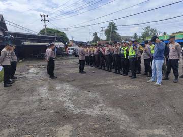Polres Lampung Utara Amankan Aksi Damai GRIB Jaya