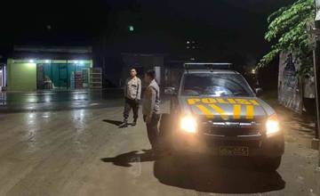 Polsek Tanjung Bintang Gelar Patroli Malam Antisipasi Kejahatan