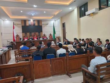Saksi BPN Pada Sidang Korupsi Sebut Dakwaan JPU Gunakan Aturan Yang Sudah Dicabut
