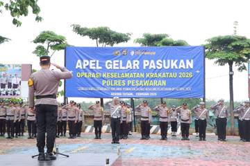 Edukasi Lalu Lintas Jadi Fokus Operasi Krakatau Pesawaran
