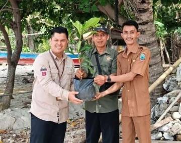 Ketapang Hijaukan Pesisir Tarahan, Warga Ikut Jaga Alam