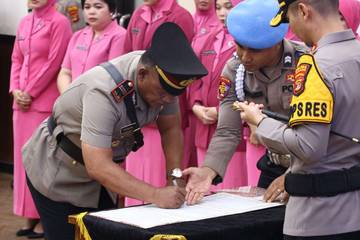 Kapolres Tulang Bawang Tekankan Loyalitas dan Profesionalisme