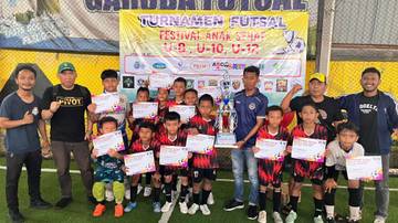 Ismaria Borong Juara Festival Futsal Anak Sehat
