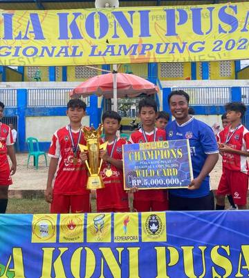 Piala KONI Regional Lampung U14 Berjalan Sukses