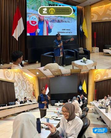 Pendongeng Lampung  berikan pelatihan mendongeng di Universitas Indonesia