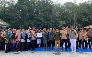 Duta Kampus Polinela Ajak Pelajar Tubaba Lanjut Kuliah