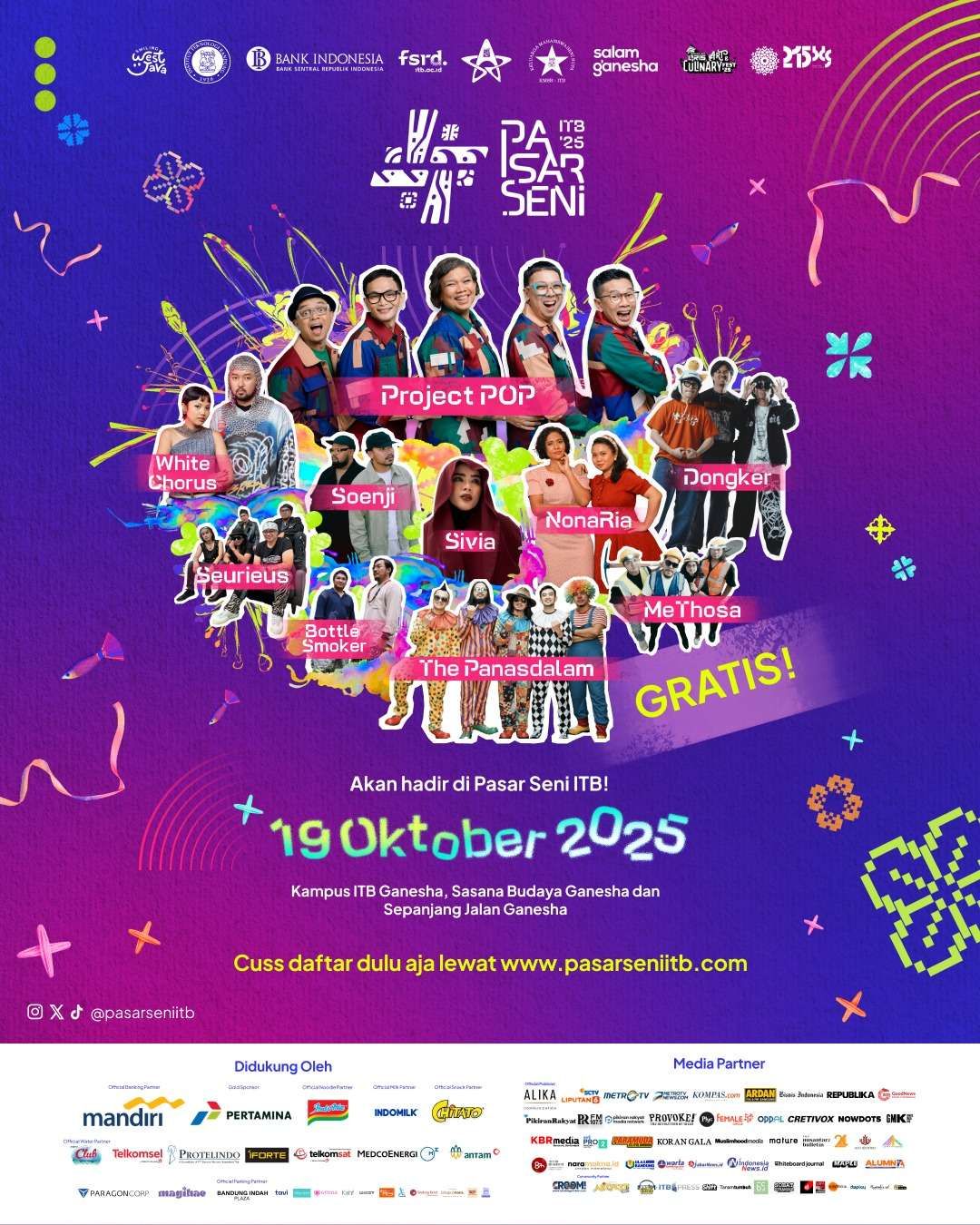 Bandung Penuh Kemeriahan, Deretan Event Akhir Pekan Ini