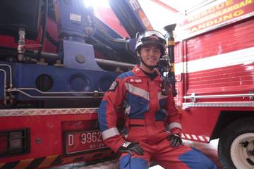 Ditengah Libur Lebaran, Tim Rescue Diskar PB Kota Bandung