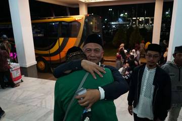 Jamaah Haji Kloter 40 Tiba  di Garut
