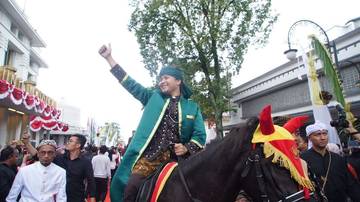 Cianjur Angkat Serat Kalih di Kirab Budaya Jabar