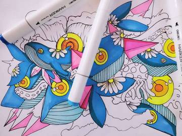 Doodle Art Jadi Cerminan Perasaan Lewat Goresan Bebas