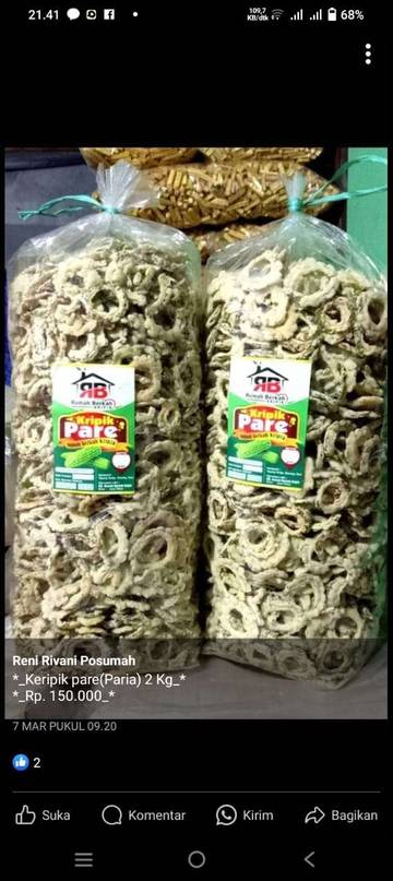 Mendongkrak UMKM Keripik Pare dan Timun melalui PLUT