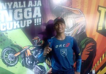 Rider Bandung Fariq Raditya Nikmati Debut Trial Game