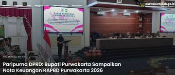 Bupati Purwakarta Sampaikan Nota Keuangan RAPBD 2026