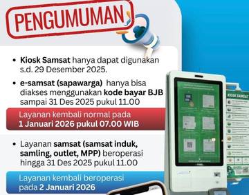 Layanan Samsat Cimahi Tutup Sementara Akhir Tahun 2025