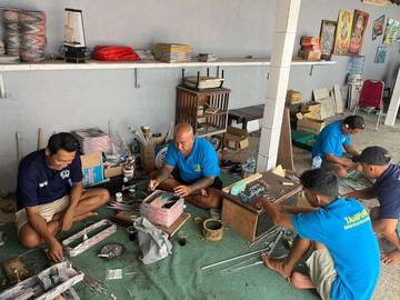 Kerajinan Warga Binaan Klungkung, Hasilkan 6 juta perbulan