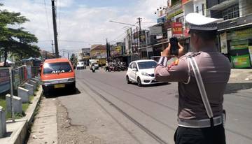 Satlantas Polres Tasikmalaya Uji Coba Tilang ETLE Handheld