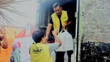 Indosat SIGAP, Salurkan Bantuan Kemanusiaan Terdampak Longsor ‎