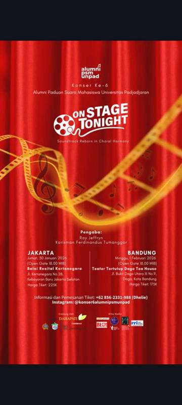 Konser Paduan Suara Unpad Meriahkan Dago Tea House