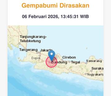 Gempa M3,0 Guncang Timur Cimahi, Kondisi Cimahi Aman