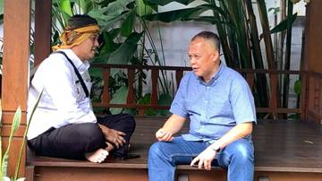 Bertemu Mantan PJ Walikota, Diky Meminta  Perhatian Pembangunan 