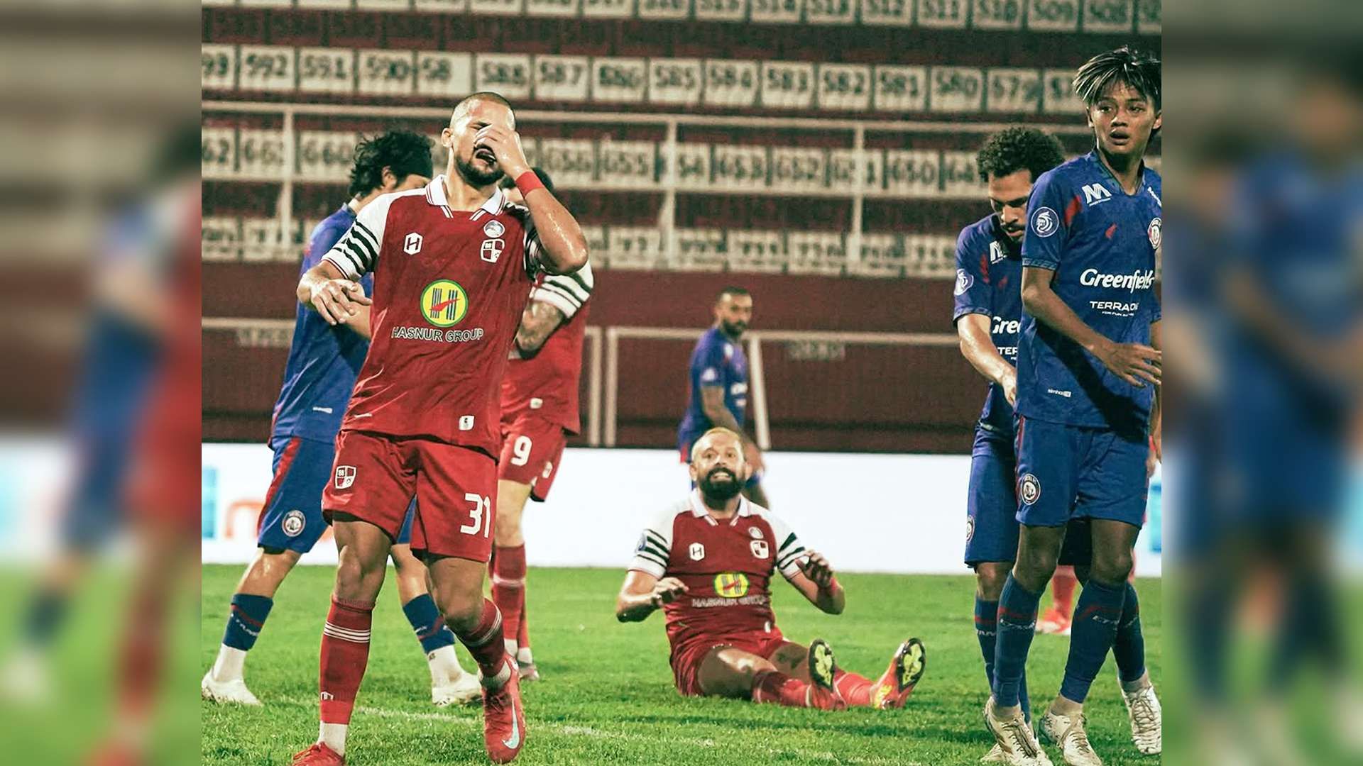 Barito Putera Ditaklukkan 10 Pemain Arema FC