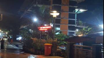 Hujan Deras, Siring Menara Pandang Kehilangan Gairah Malam Minggu