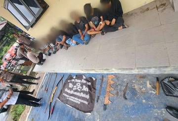 Diduga Terlibat Gangster, Sejumlah Remaja Diamankan Polda Kalsel