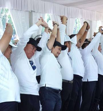 H Muhidin dan Hasnur Ikut Gladi Kotor Pelantikan Kepala Daerah