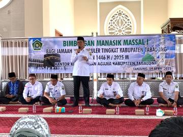 Bupati Tabalong Buka Manasik Haji, Tekankan Persiapan Total