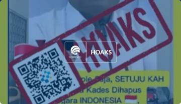 Hoaks, Presiden Akan Hapus Jabatan Kepala Desa