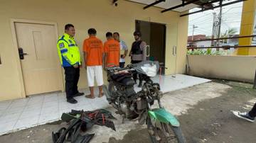 Aparat Berhasil Ciduk HY, Pencuri Motor di Pelabuhan