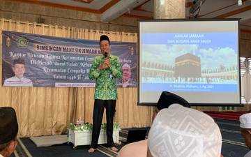 Kakankemenag Banjarbaru Ajak Jemaah Haji Mantapkan Niat Lewat Manasik