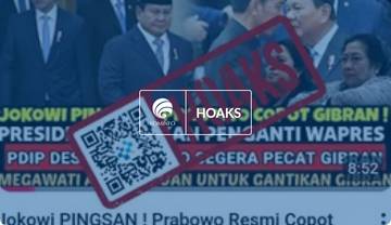 Hoaks: Video Presiden Prabowo Resmi Copot Wapres